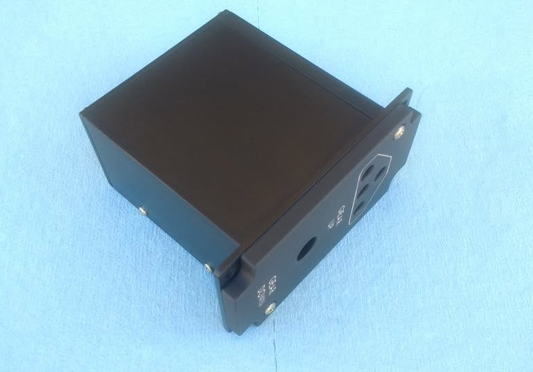 Prototype landing gear enclosure and back-lit panel